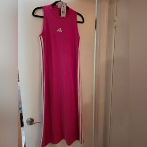 Adidas Pink Sleeveless Racerback Dress